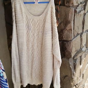 Missimo  Knit Cream Sweater. Size XXL